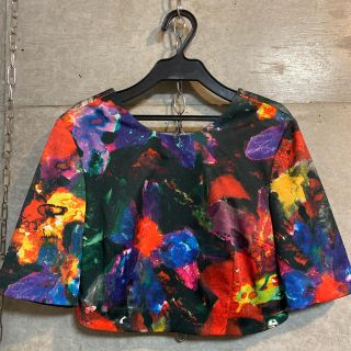 エイチアンドエム(H&M)の(H&M)　カラフルアートカットソー　レディース(カットソー(長袖/七分))