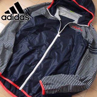 アディダス(adidas)の超美品 Oサイズ アディダス ネオレーベル レディース パーカージャケット(その他)