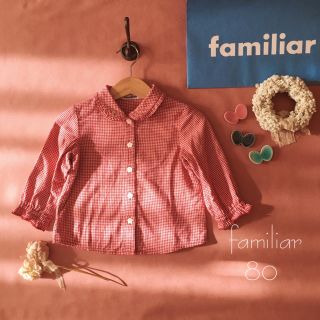 ファミリア(familiar)の祥さまご専用です♡familiar ｜リアちゃんブラウス 80*̩̩̥୨୧˖(シャツ/カットソー)