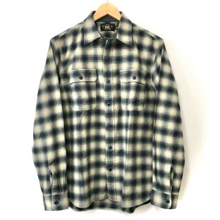 RRL - キムタク着用 RRL チェックシャツ グランメゾン東京 ネルシャツ