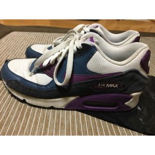 ナイキ(NIKE)のNIKE エアマックス90 パープル(スニーカー)