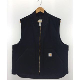 カーハート(carhartt)のCarhartt◆ベスト/XL/コットン/BLK/ブラック 美品(ベスト)