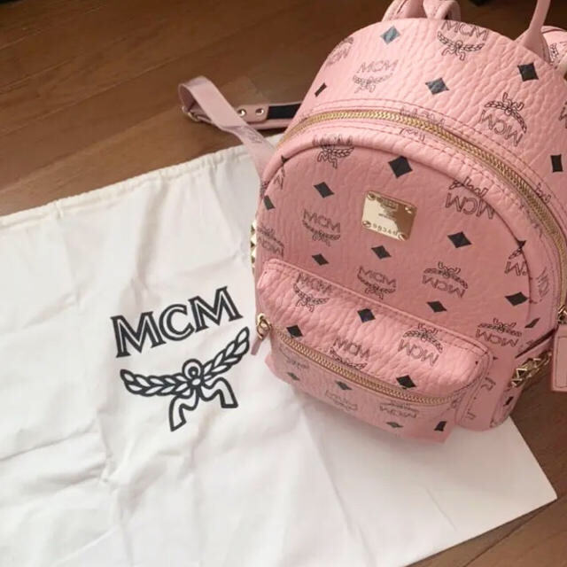 MCM リュックミニ　ピンク