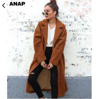 アナップ(ANAP)の新品♡ ANAP ボアロングチェスターコート(ロングコート)