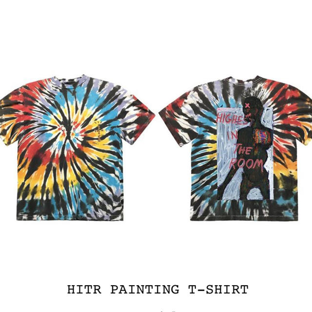 travis scott HITR PAINTING T-SHIRT