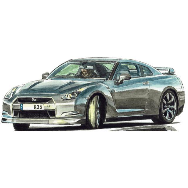 NC-389 GT-R R34/R32限定版画直筆サイン 額装済●作家平右ヱ門