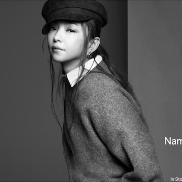 H&M(エイチアンドエム)のNAMIE AMURO H&M コラボ帽子 エンタメ/ホビーのタレントグッズ(ミュージシャン)の商品写真
