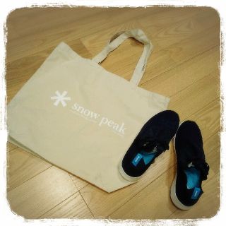 スノーピーク(Snow Peak)の＊snowpeakエコバッグ&nativeスニーカー＊(スニーカー)