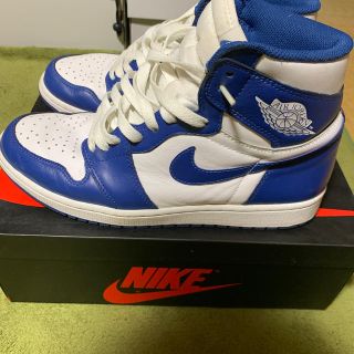 ナイキ(NIKE)のAir jordan 1 ストームブルー　aj1 (スニーカー)