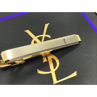 Saint Laurent - イブサンローラン サイド立体 YSL ネクタイピン ...