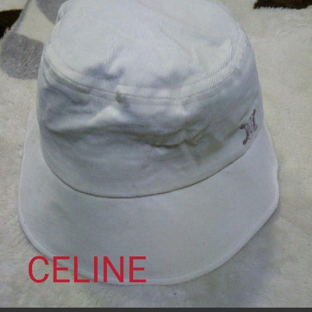 celine - 【お値下】セリーヌCELINE コーデュロイ帽子ハット 48cmオンワード樫山の通販 by うーたん's shop｜セリーヌ