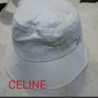 セリーヌ(celine)の【お値下】セリーヌCELINE  コーデュロイ帽子ハット 48cmオンワード樫山(帽子)