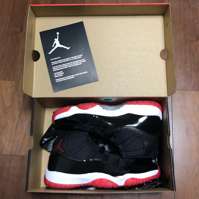 NIKE AIR JORDAN11 BRED us11 先行販売分