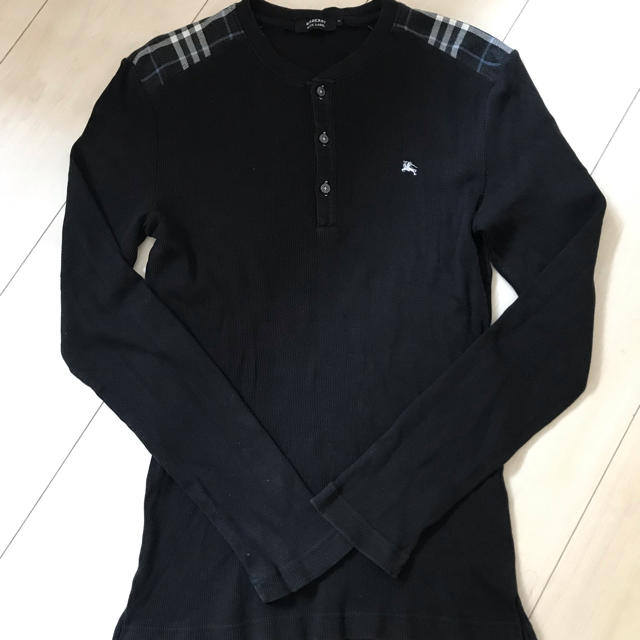 BURBERRY BLACK LABEL(バーバリーブラックレーベル)のバーバリーブラックレーベル  ロンT サイズ2 メンズのトップス(Tシャツ/カットソー(七分/長袖))の商品写真