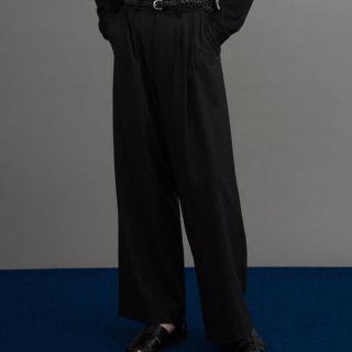 ヨウジヤマモト(Yohji Yamamoto)のJUHA ワイドパンツ　ストライプ(スラックス)