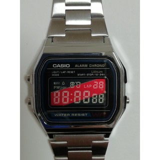 カシオ(CASIO)の【分割液晶反転】カシオ スタンダード腕時計 A158W-1JF(腕時計(デジタル))