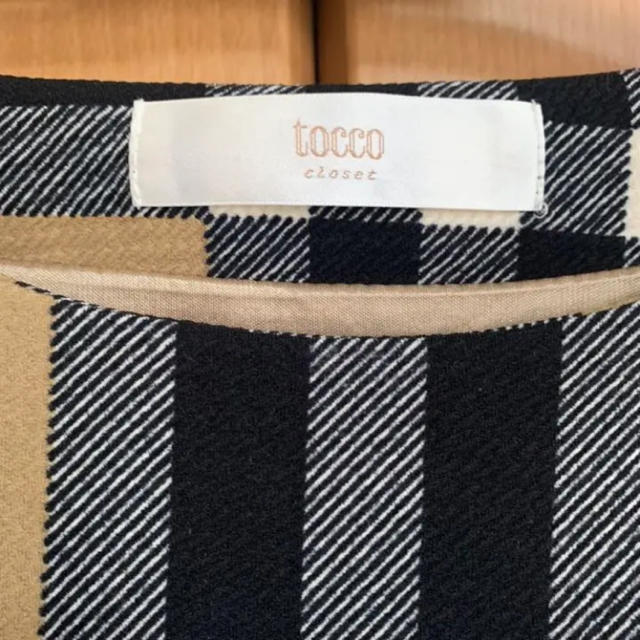 tocco(トッコ)のtocco チェックワンピース　小嶋陽菜着用 レディースのワンピース(ひざ丈ワンピース)の商品写真