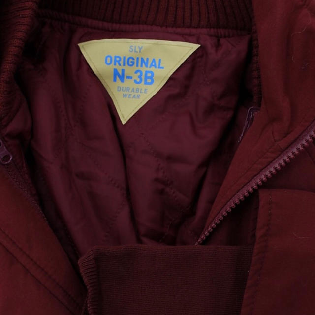 SLY(スライ)のSLY 16AW/N3-B RED SHORT レディースのジャケット/アウター(ミリタリージャケット)の商品写真