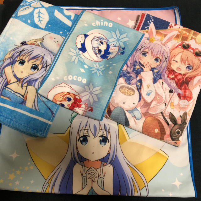 ご注文はうさぎですか？　タオル　チノ　マフラー　ごちうさ　 エンタメ/ホビーのアニメグッズ(タオル)の商品写真