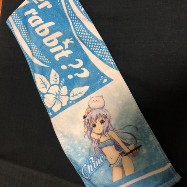 ご注文はうさぎですか？　タオル　チノ　マフラー　ごちうさ　 エンタメ/ホビーのアニメグッズ(タオル)の商品写真