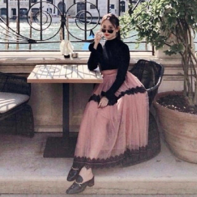 れるので Her lip to - herlipto♡Layered Dot Tulle Long Skirtの通販