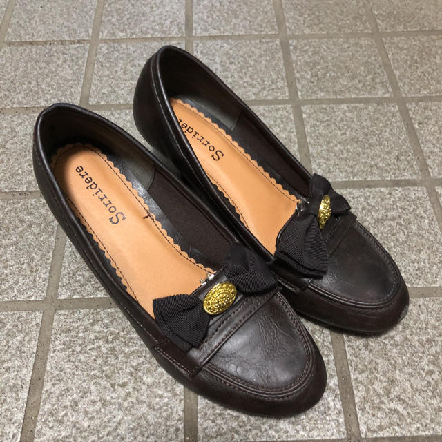 しまむら(シマムラ)の2way ヒールローファー 23.5cm ダークブラウン レディースの靴/シューズ(ハイヒール/パンプス)の商品写真