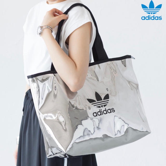 adidas トートバッグ　シルバー 【正規品】新品未使用