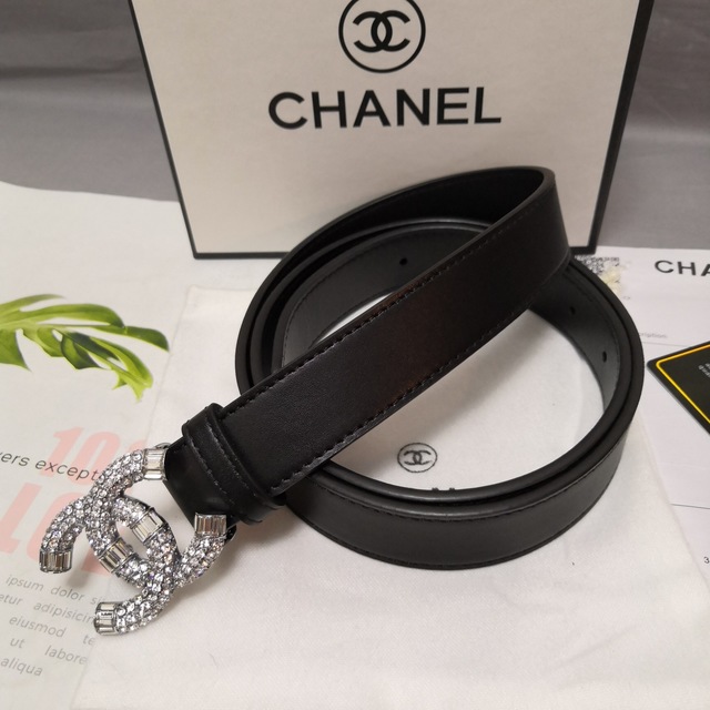 CHANEL - CHANEL ベルト3.0cm 牛革の通販 by ララルルリリ's shop｜シャネルならラクマ