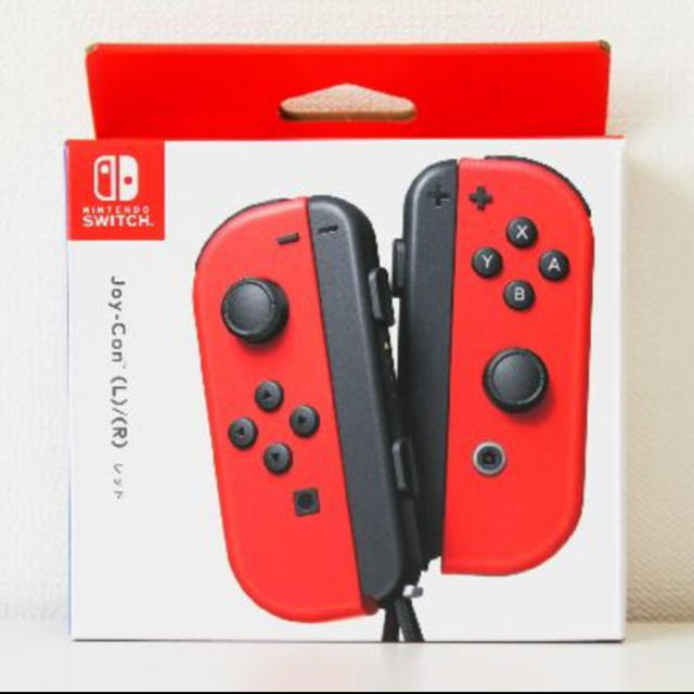 Nintendo Switch(ニンテンドースイッチ)のJoy-Con 新品未使用　赤 エンタメ/ホビーのゲームソフト/ゲーム機本体(家庭用ゲーム機本体)の商品写真