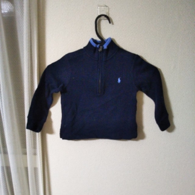 POLO RALPH LAUREN(ポロラルフローレン)のラルフローレンキッズジップセーター キッズ/ベビー/マタニティのキッズ服男の子用(90cm~)(ニット)の商品写真