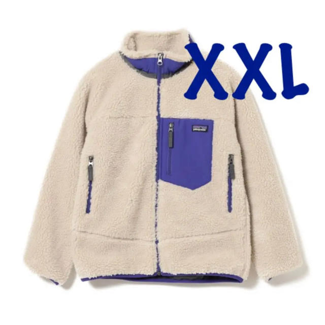 patagonia(パタゴニア)のパタゴニア レトロX キッズ ボーイズ NLJP パープル XXL フリース レディースのジャケット/アウター(ブルゾン)の商品写真