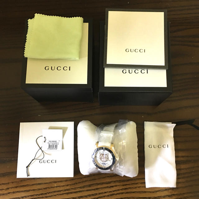 Gucci - 【格安正規品】GUCCI時計 イエローキャット YA136322　返品OKの通販