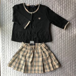 バーバリー(BURBERRY)のBURBERRY カーディガン＆スカート(カーディガン)