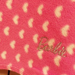 バービー(Barbie)のBarbie ハート柄ブランケット(マフラー/ショール)