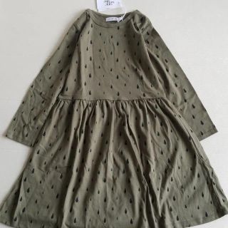 キャラメルベビー&チャイルド(Caramel baby&child )の6Y/One We Like Dress Drop Olive ワンピース(ワンピース)