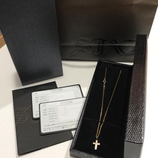 スタージュエリー(STAR JEWELRY)の専用★美品！ 18金 ☆SJX☆  ダイヤモンド クロス チャーム(ネックレス)