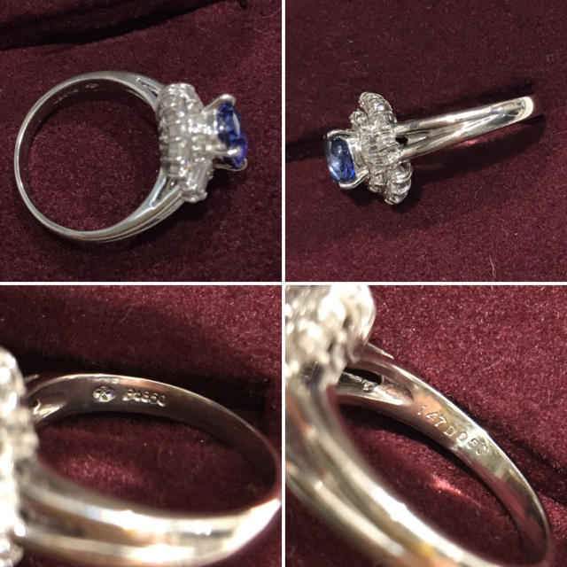 美品！ ☆ジュエリーマキ☆ サファイア1.47ct リング・指輪