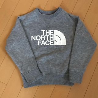 ザノースフェイス(THE NORTH FACE)のノースフェイス 110(小さめ) スウェット グレー(Tシャツ/カットソー)