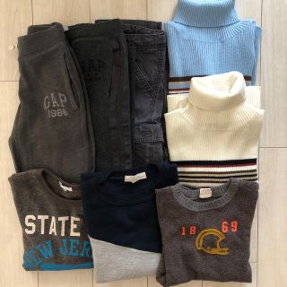 ギャップ(GAP)の男の子☆8点セット☆130〜140㎝☆5点あったか裏起毛(Tシャツ/カットソー)