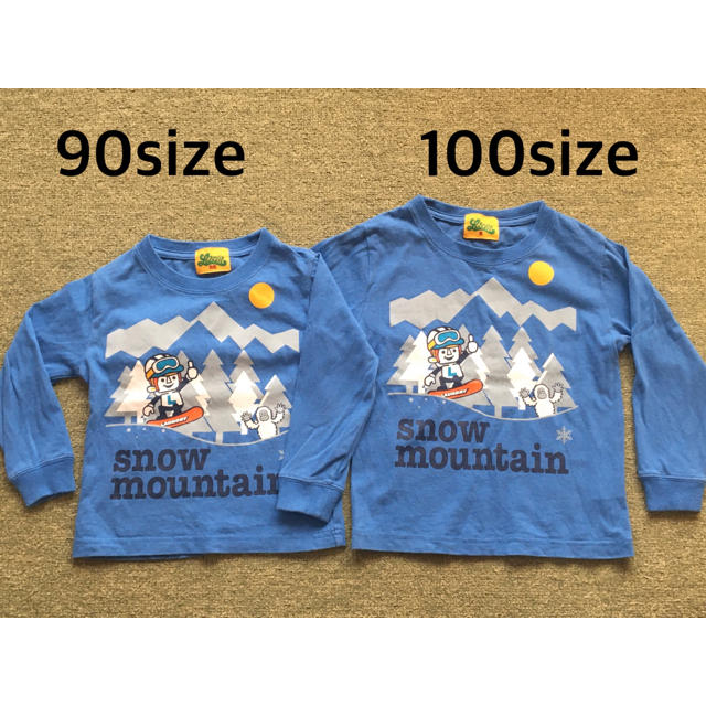 LAUNDRY(ランドリー)の2着セット ランドリー SS90、S100長Tシャツ ボーイ スノボ ご兄弟に キッズ/ベビー/マタニティのキッズ服男の子用(90cm~)(Tシャツ/カットソー)の商品写真