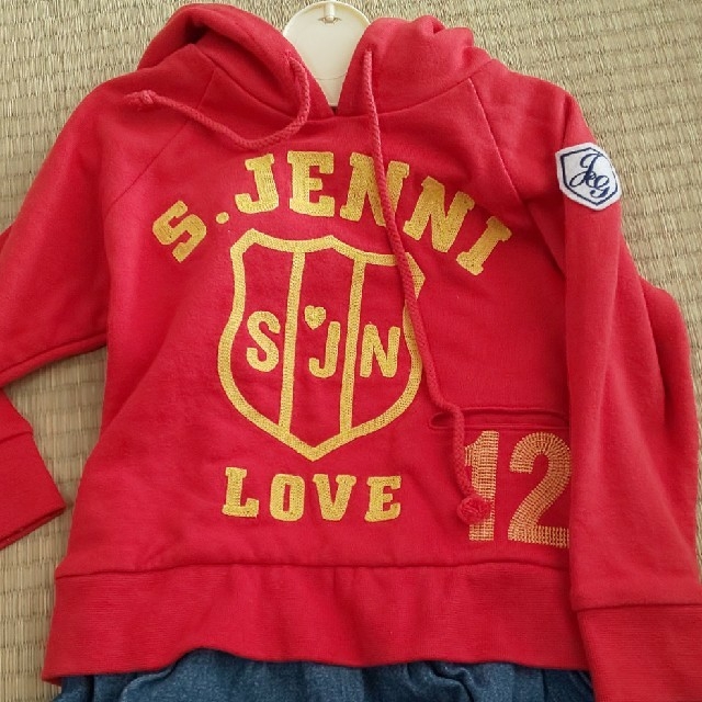 JENNI(ジェニィ)のジェニー パーカー トレーナー 100センチ キッズ/ベビー/マタニティのキッズ服女の子用(90cm~)(Tシャツ/カットソー)の商品写真