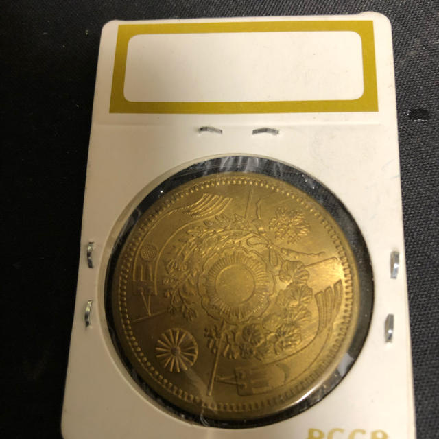 旧20円金貨 明治10年 古銭 大型 34mm 参考品の通販 by コスモス 旧20円金貨 明治10年 古銭 大型 34mm 参考品の通販 by コスモス