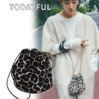 トゥデイフル(TODAYFUL)のトゥデイフル レオパードジャガードpurse(ショルダーバッグ)