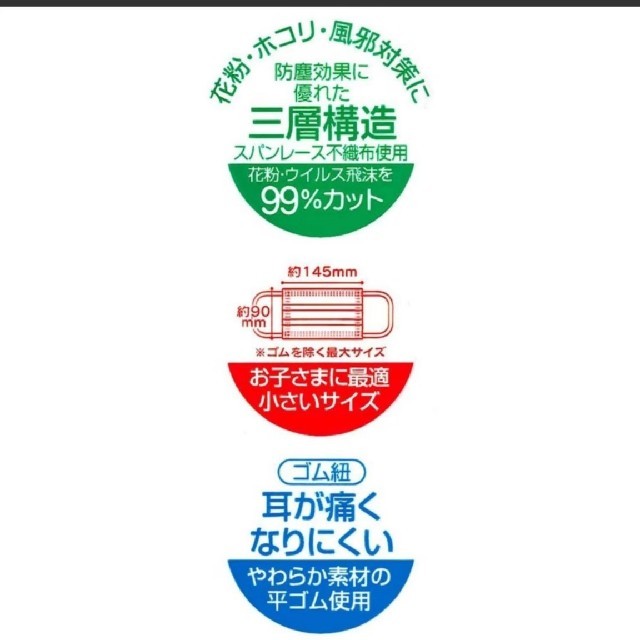 サンリオ(サンリオ)のマイメロディ お買得20枚set❗新品  不織布子供マスク 4才～ キッズ/ベビー/マタニティの洗浄/衛生用品(その他)の商品写真