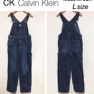 カルバンクライン(Calvin Klein)のカルバンクライン 90s オーバーオール USA製 色落ち◎ Lサイズ デニム(サロペット/オーバーオール)