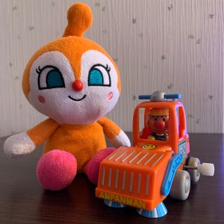 ジョイパレット(ジョイパレット)のそれいけ!アンパンマンキョロキョロ働くカー･ドキンちゃんぬいぐるみ おまけ付き(その他)