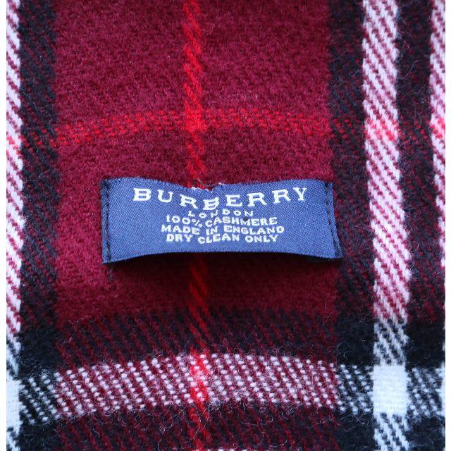 BURBERRY(バーバリー)のバーバリーマフラー カシミア100% 訳あり BM00172 レディースのファッション小物(マフラー/ショール)の商品写真