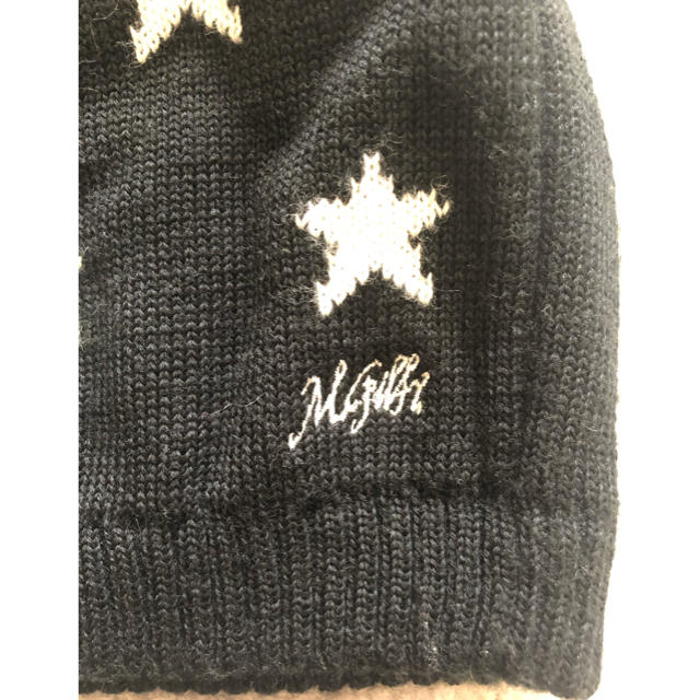 MAISON GILFY(メゾンギルフィー)のMAISON GILFY 星柄ニット帽 レディースの帽子(ニット帽/ビーニー)の商品写真