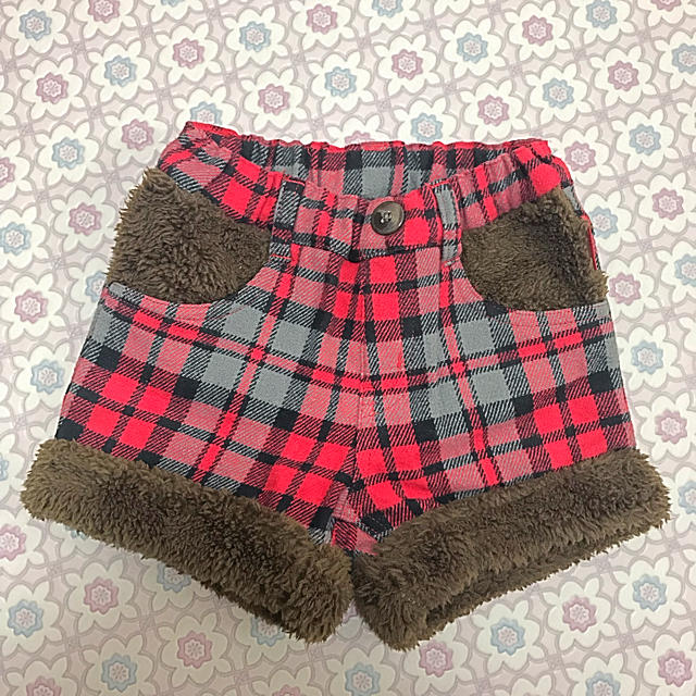 mou jon jon(ムージョンジョン)の未使用☆ムージョンジョン  ショートパンツ キッズ/ベビー/マタニティのキッズ服女の子用(90cm~)(パンツ/スパッツ)の商品写真