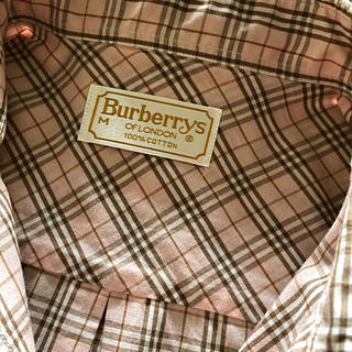 バーバリー(BURBERRY)のバーバリー　長袖チェックシャツ　ピンク(シャツ/ブラウス(長袖/七分))
